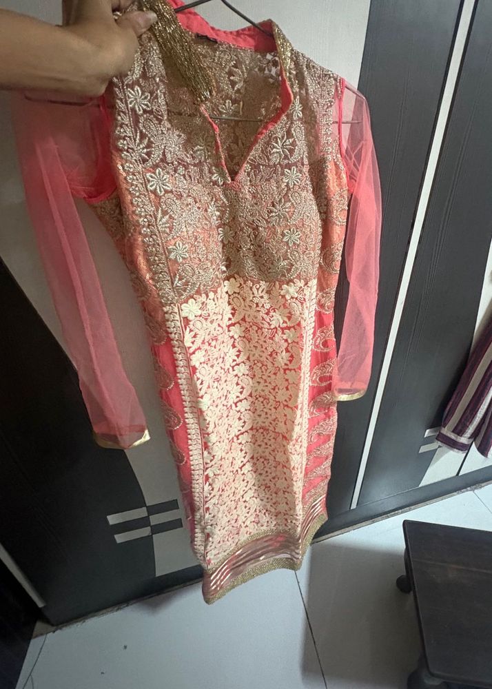 Elegant Embroidered Kurta