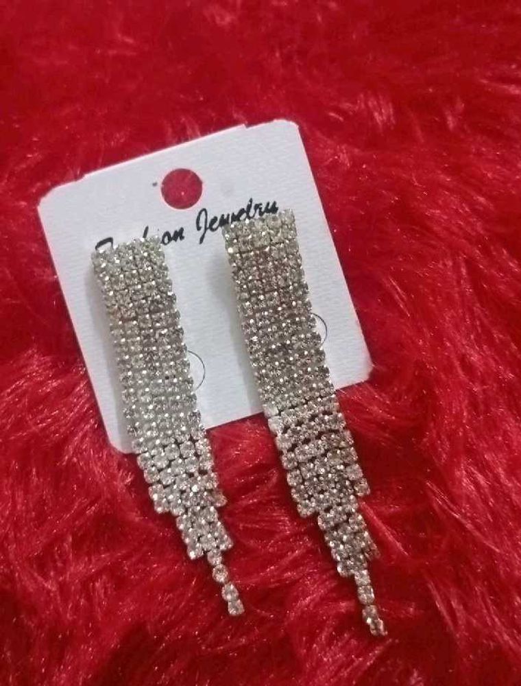 Dazzling Rhinestone Drop Earrings