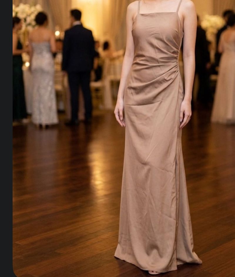 Elegant Ruched Maxi Dress