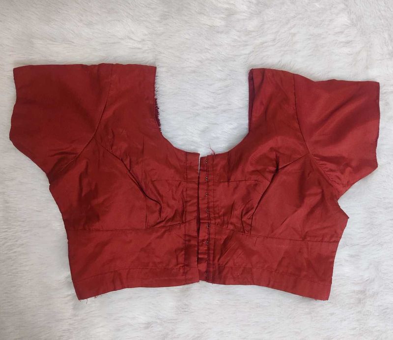 RED COTTON BLOUSE