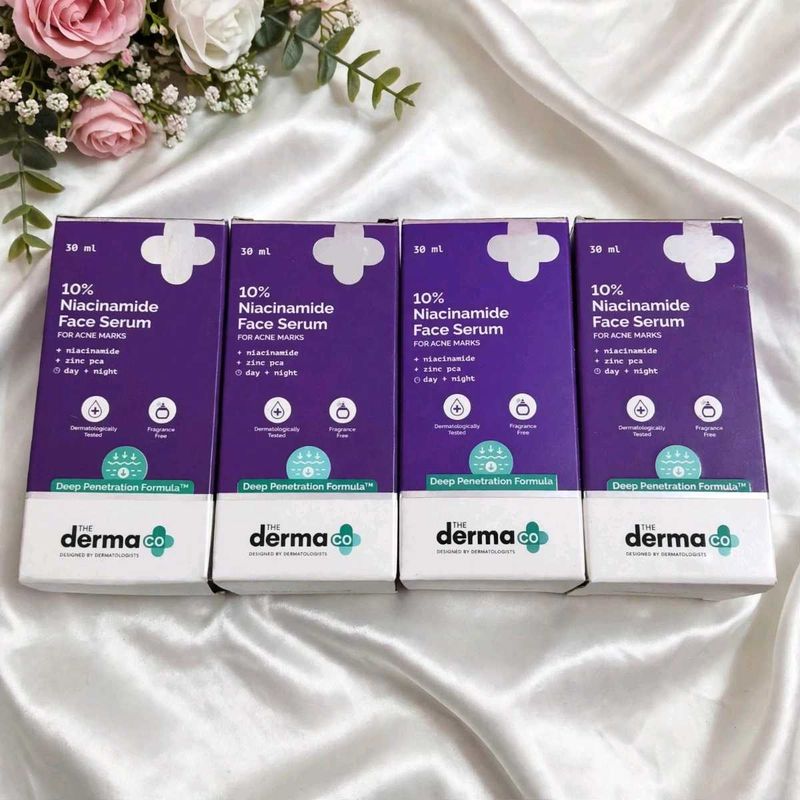 Pack of 4 the dermaco 10% Niacinamide serum