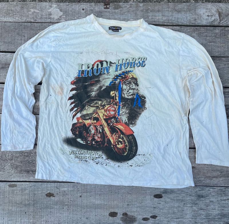 Vintage Iron Horse Long Sleeve T-Shirt