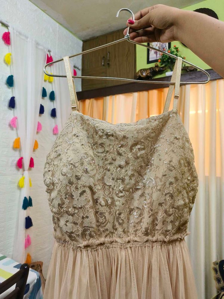 Elegant Lace &amp; Tulle Dress