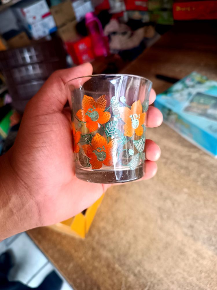 Glasses Of 6 Pcs Combo Set For Juice/Drink At Home