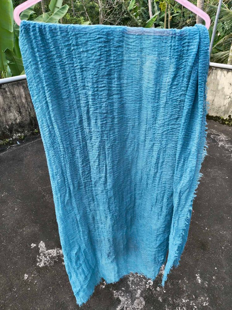 Beautiful Blue Textured Dupatta
