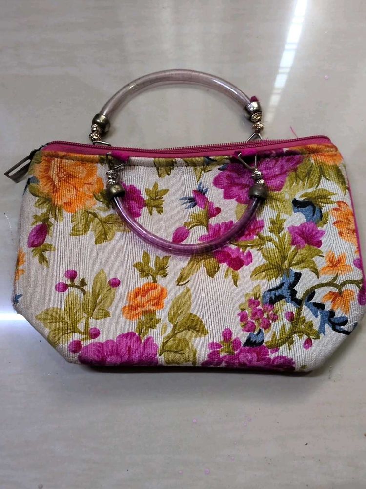 Floral Print Handbag