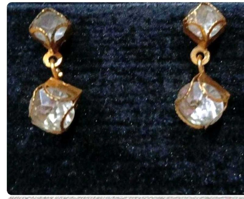 Elegant Dangle Gemstone Earrings