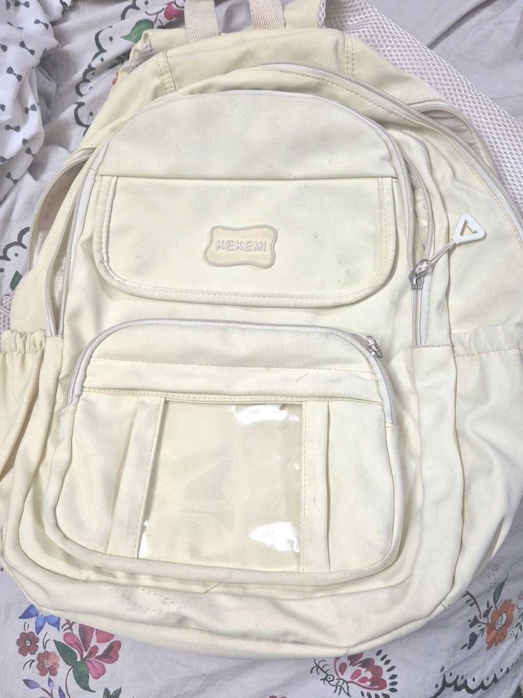butter yellow backpack