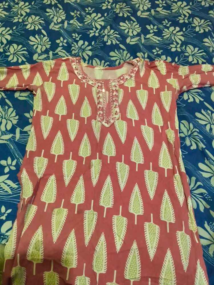 pink kurti