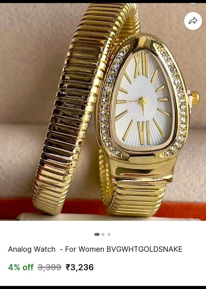 golden snake Watch