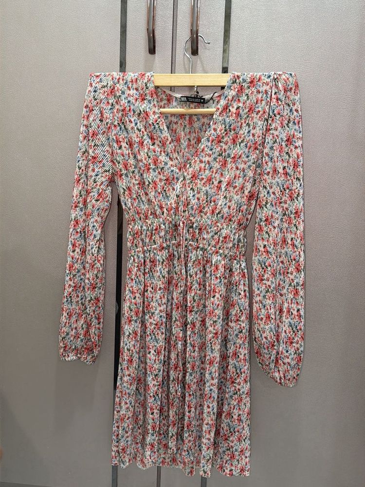 Floral Print Mini Dress