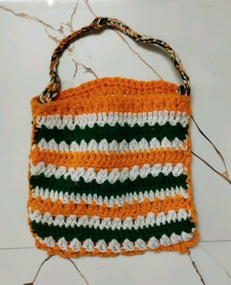Handmade Crochet Sling Bag