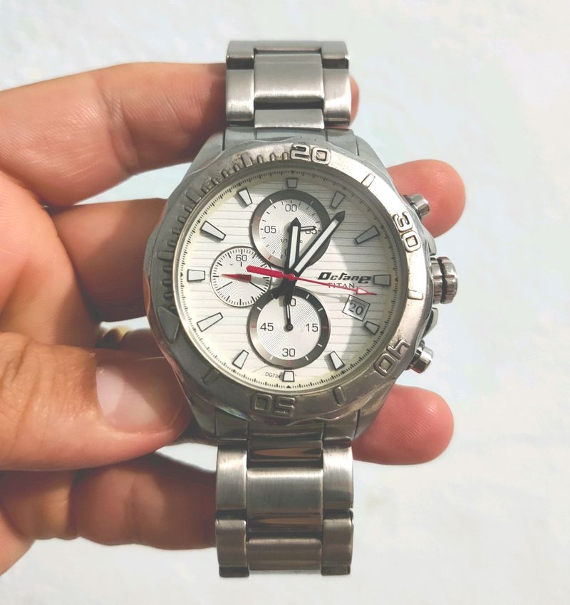 Men Titan Np90087km01 Octane Upgrade Analog Watch