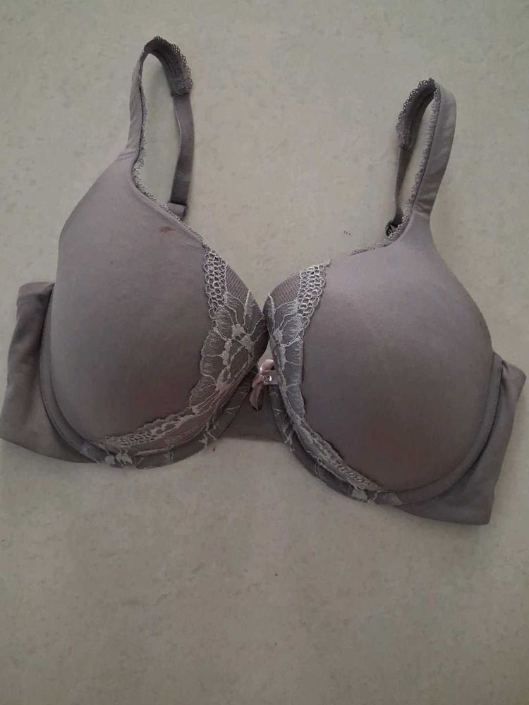 34DD Lace Trim Padded Bra