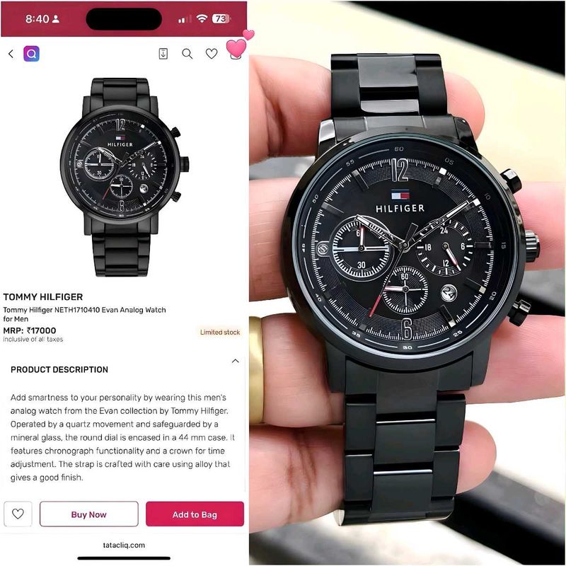 Tommy Hilfiger Analog Watch for Men PREMIUM QUALIT