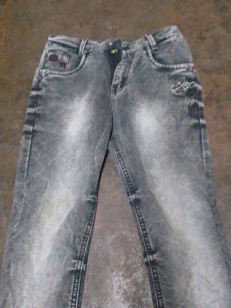 Stylish Grey Wash Jeans