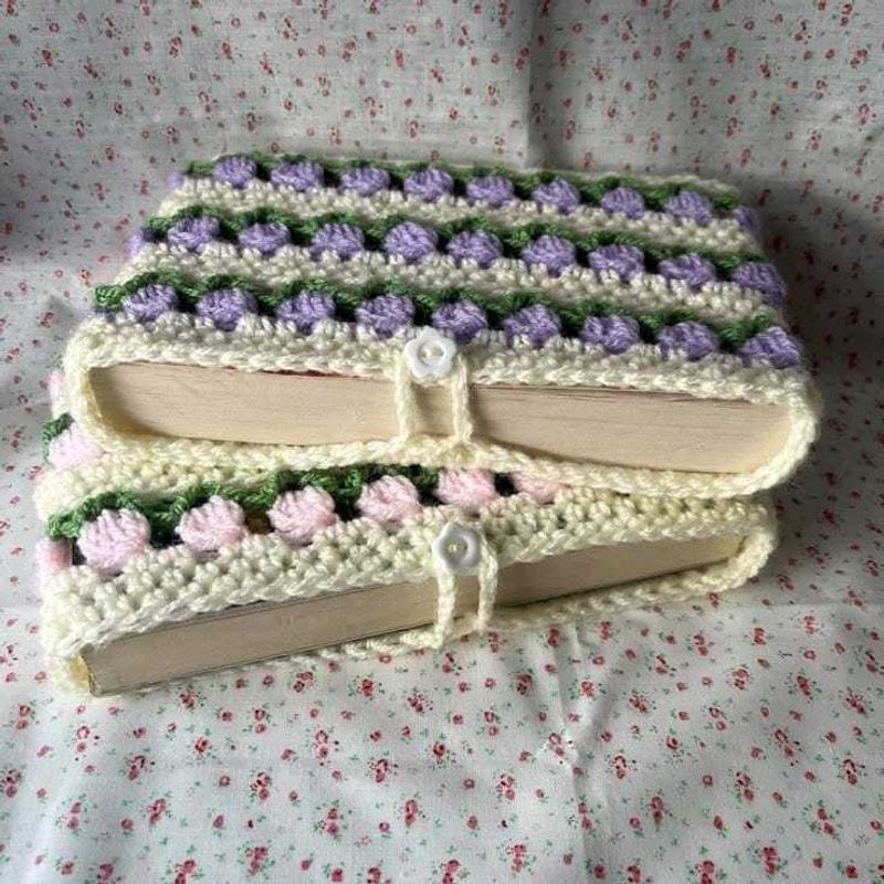Handmade Crocheted Book Covers