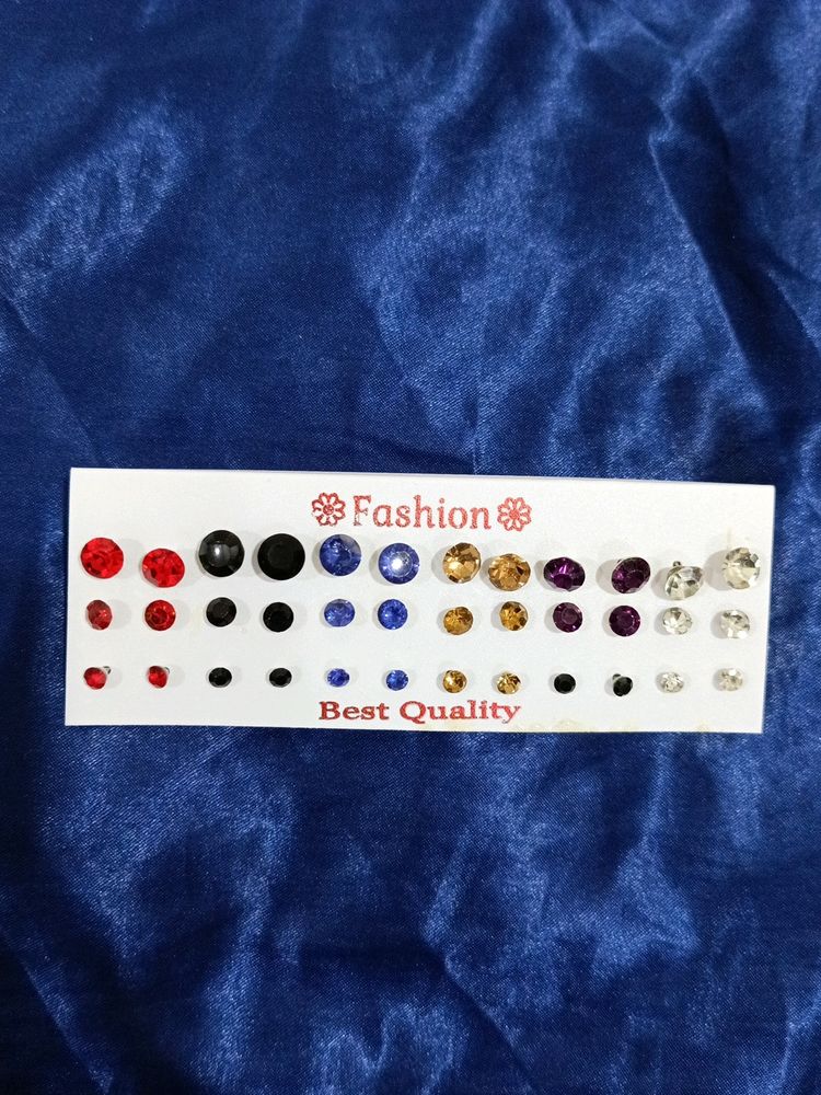 Premium Quality Colorful Stud Earrings