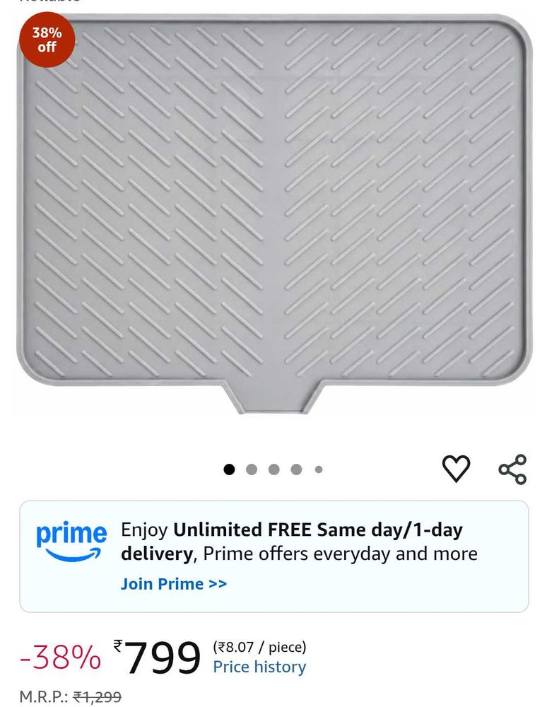 Silicone Dish Drying Mat