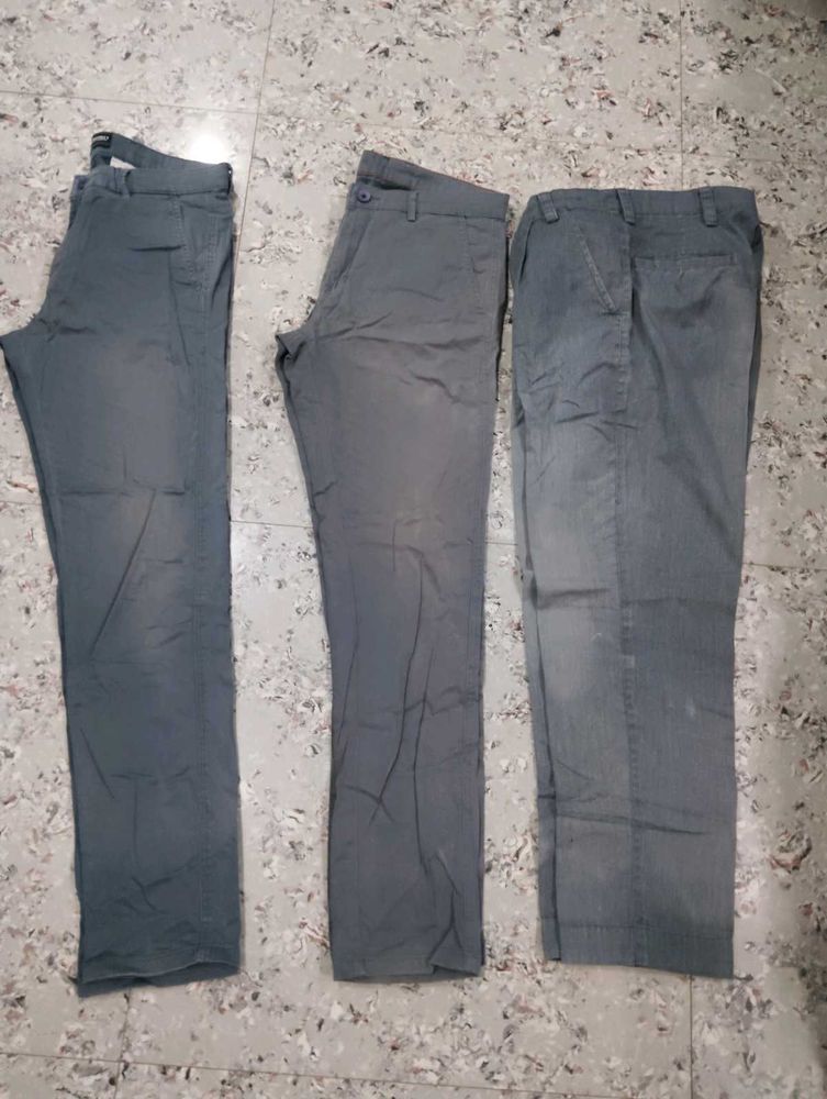 Stylish Gray Chinos Bundle