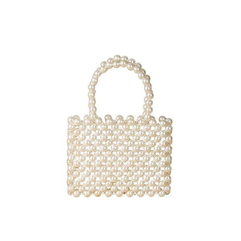 Elegant Pearl Beaded Handbag