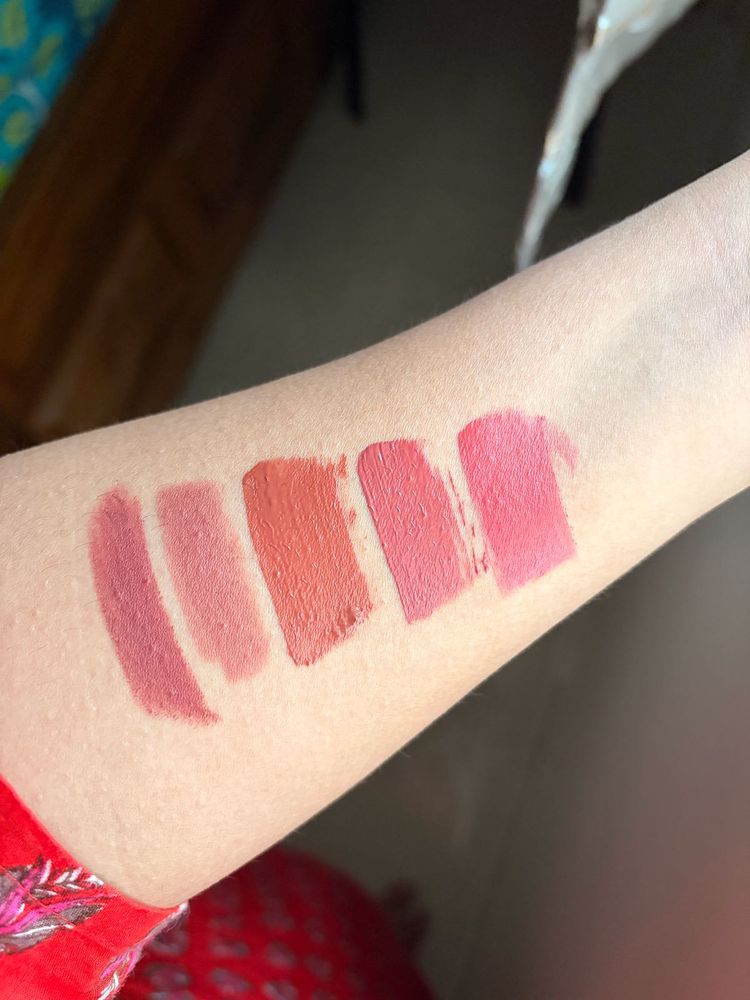 Lip Swatches - Matte Finish