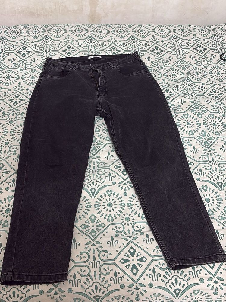 Classic Black Wash Denim Jeans