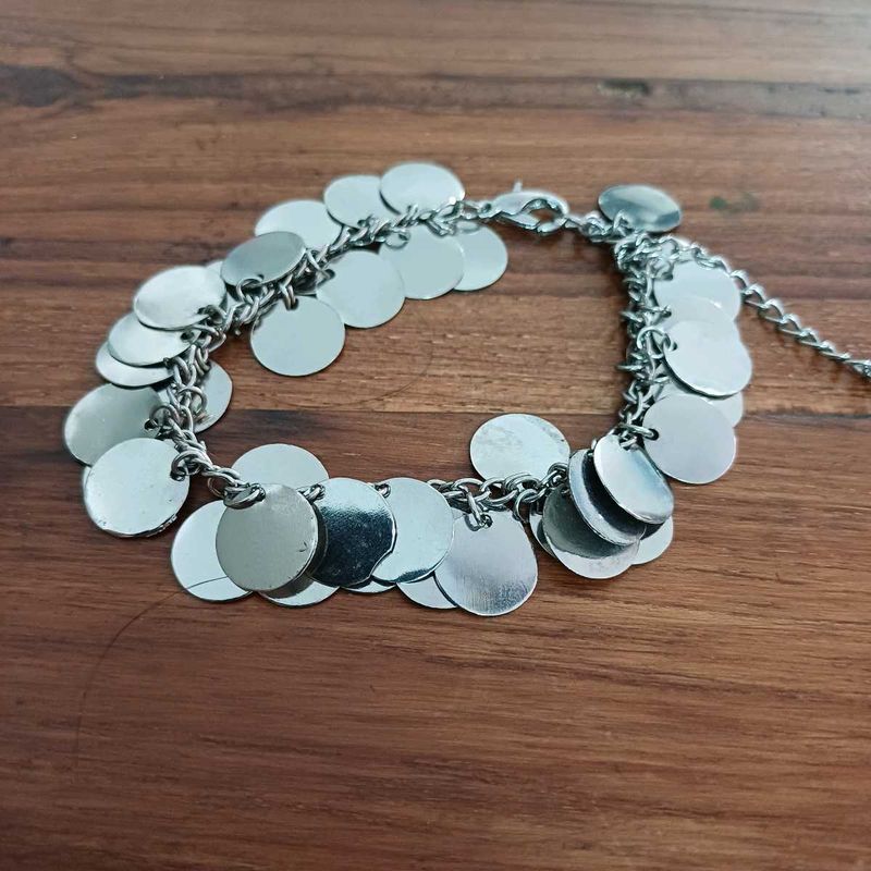 Boho Chic Coin Charm Adjustable Banjara Bracelet