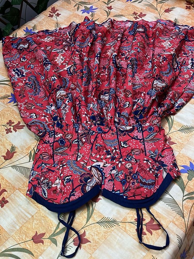 Floral Print Mini Dress