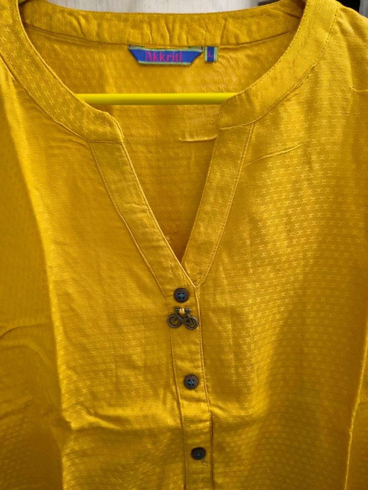 Vibrant Yellow Kurta
