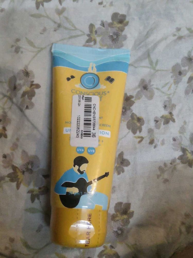 Sealed Pack Conscious Chemist Sunscreen