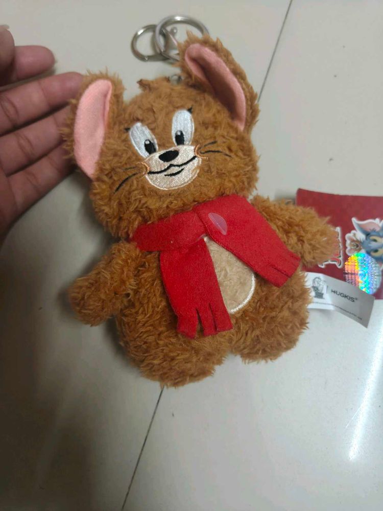 Jerry Mouse Plush Keychain