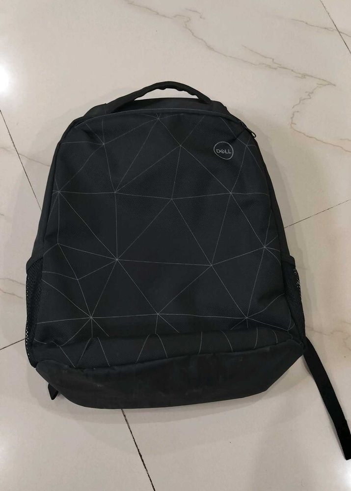 Dell Black Geometric Backpack