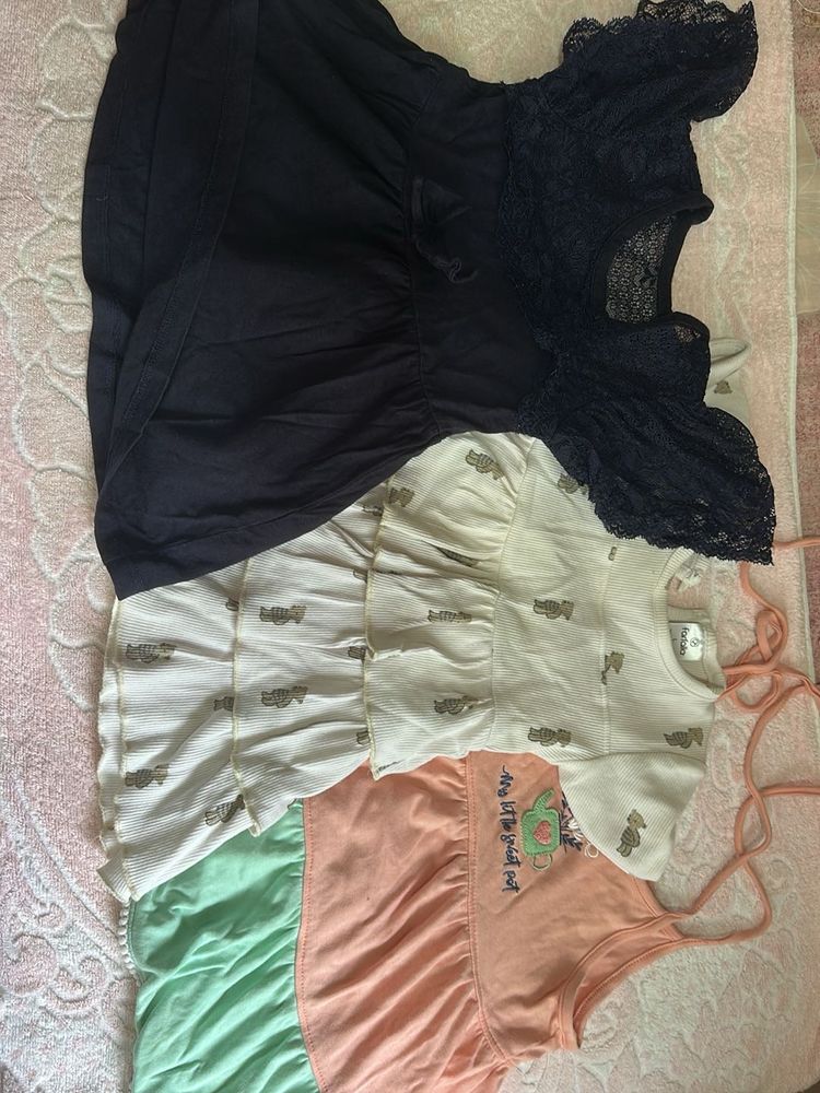 Kids Dresses - Pack of 3