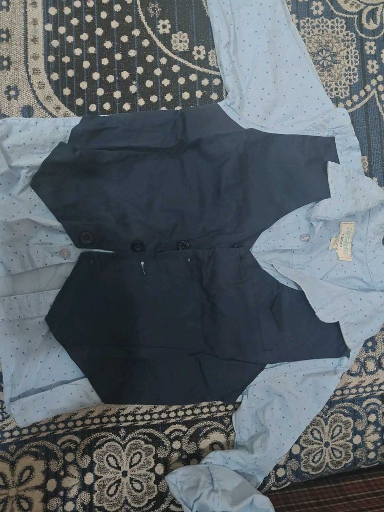 Baby Boys Kurta With Vest Set