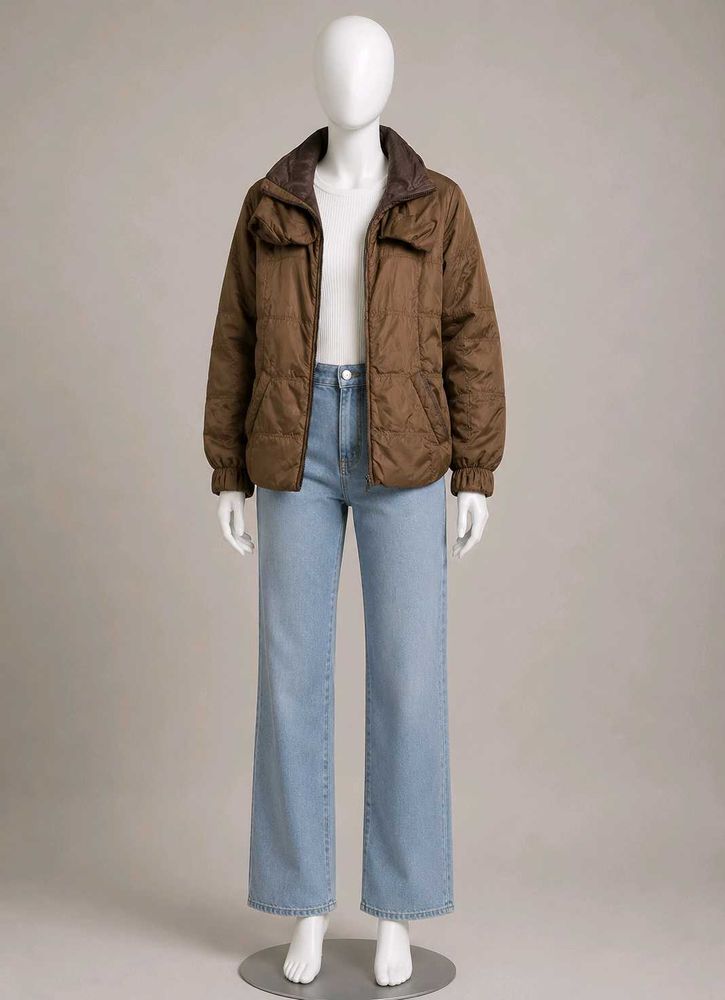 Vintage Brown Puffer Jacket