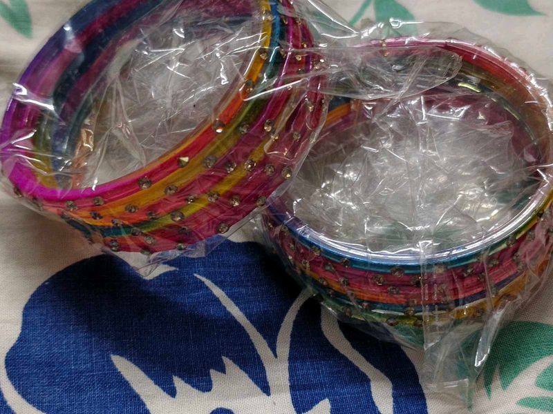 Traditional Glass bangles set