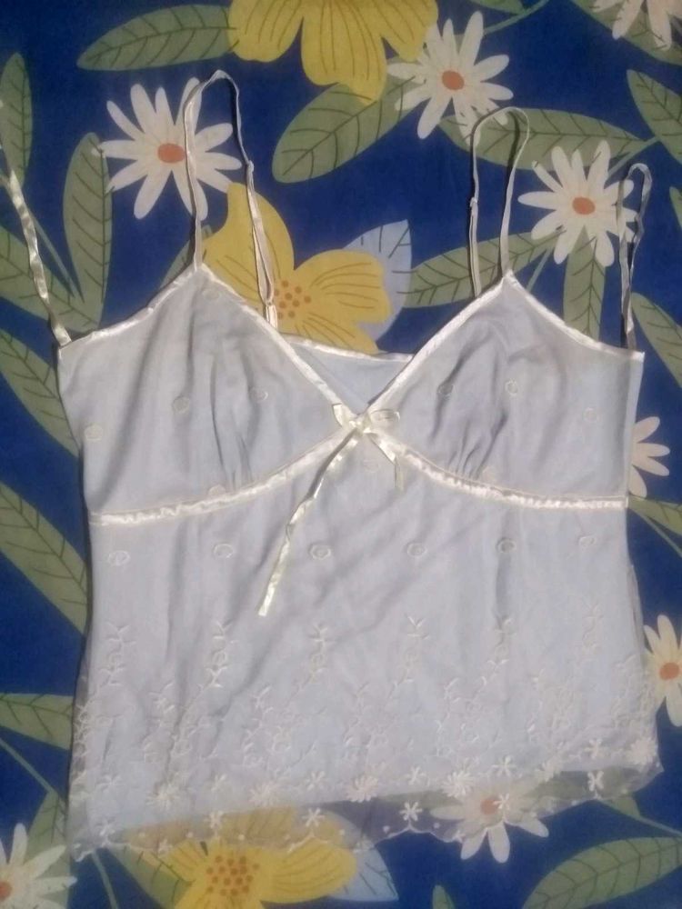 Cute White Cami Top