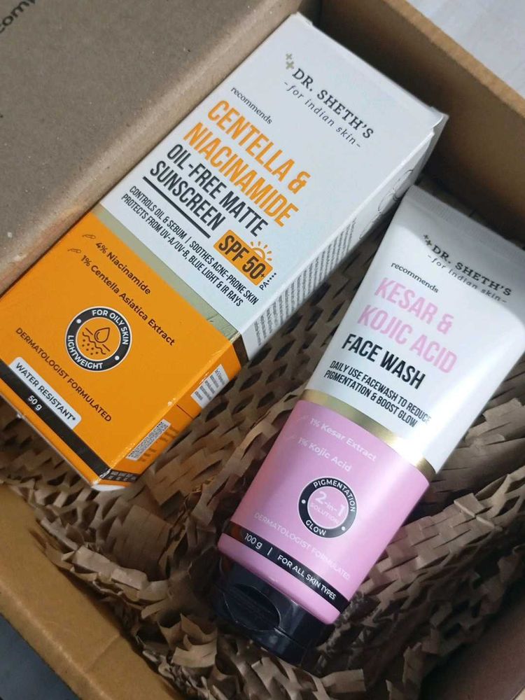 Dr. Sheth's Sunscreen &amp; Face Wash Set