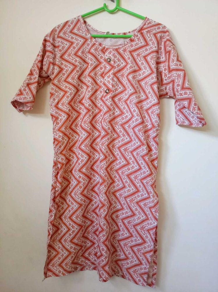 women's printed kurta