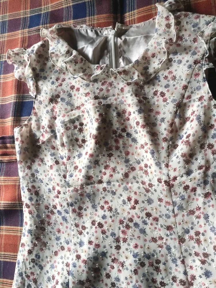 Vintage Floral Mini Dress