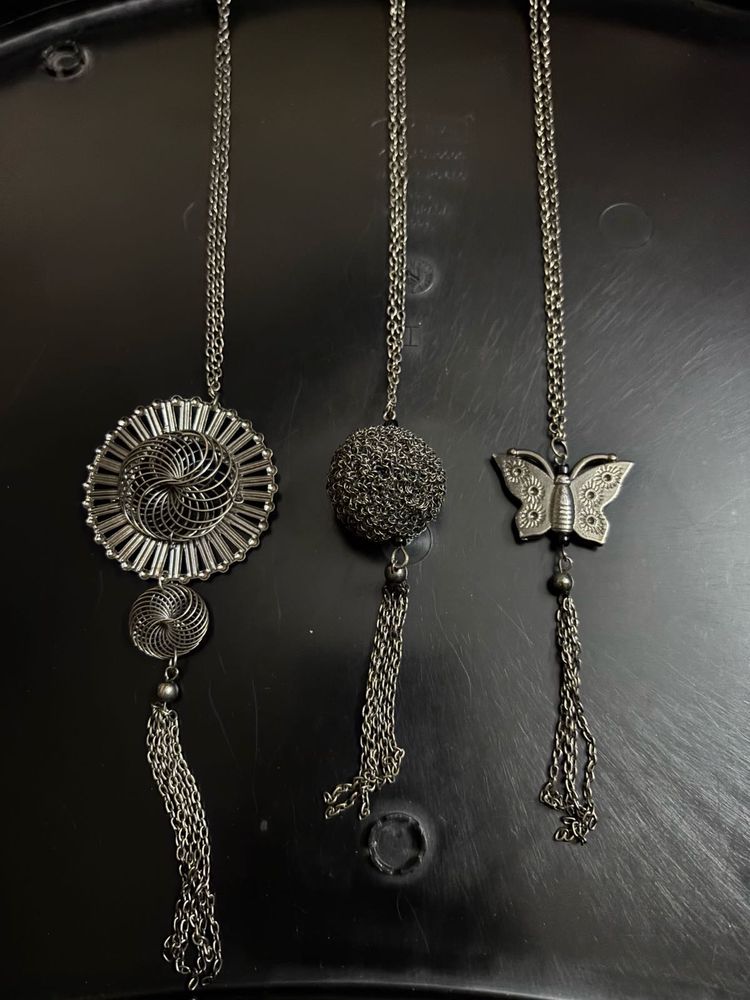 Set of 3 Unique locket Necklaces