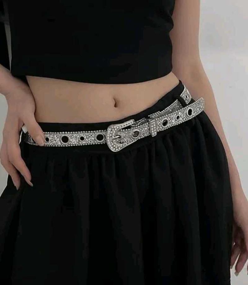 Sparkling Rhinestone Belt