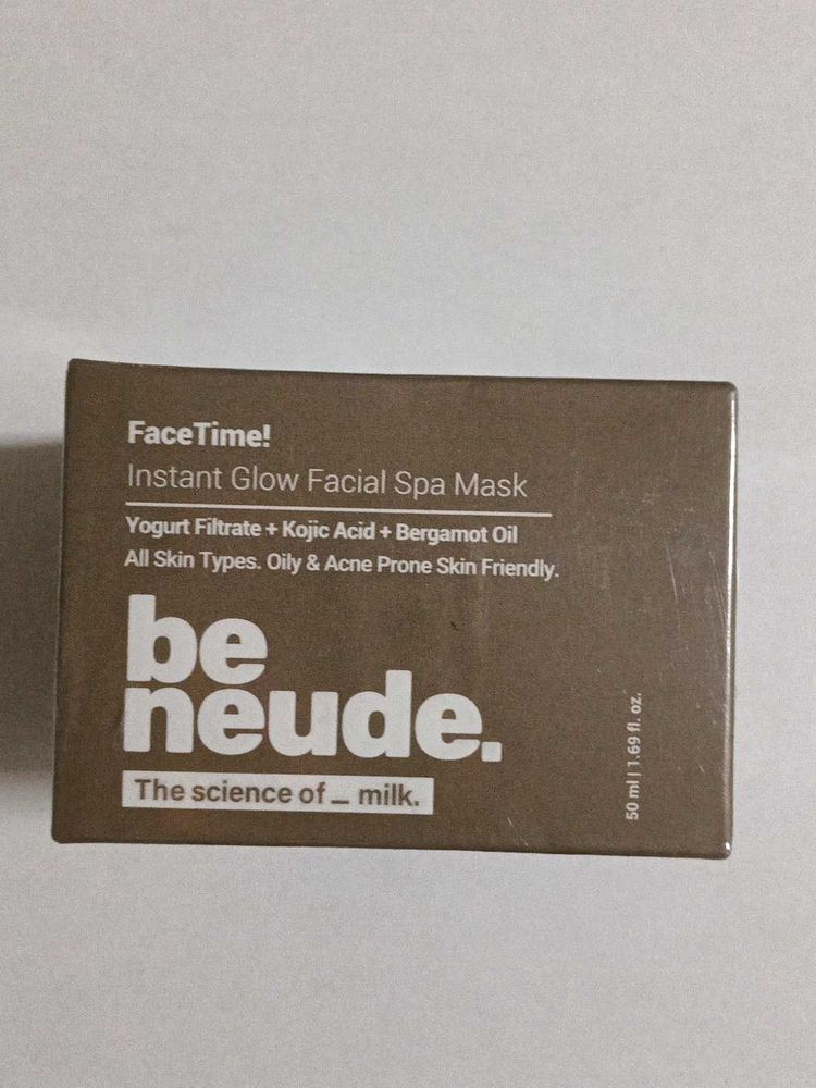Be Neude Instant Glow Facial Spa Mask