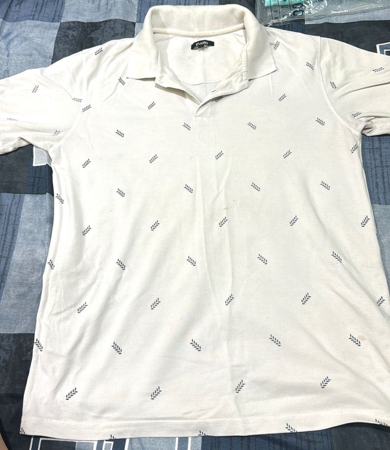 White Polo T Shirt - Zudio (Semi casual)