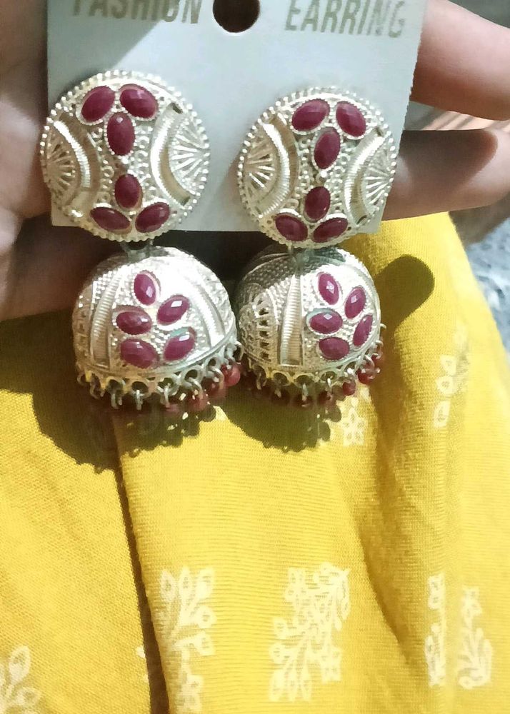Indian Ethnic Jhumka Earrings