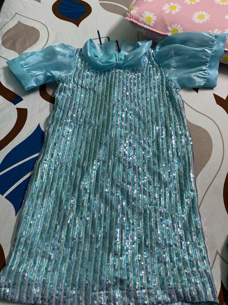 Sparkly Blue Party Dress