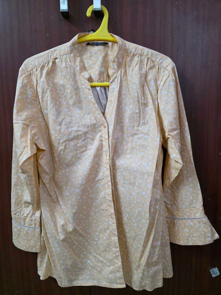 Monte carlo orange formal shirt