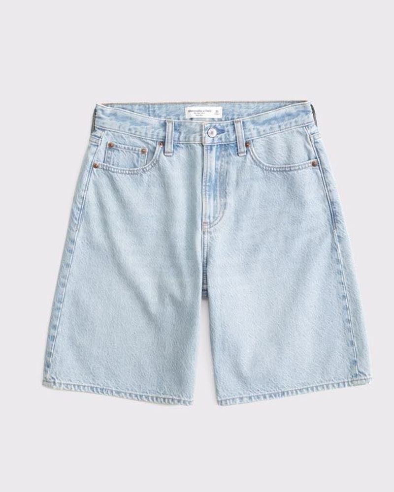 Abercrombie &amp; Fitch Light Wash Denim Shorts