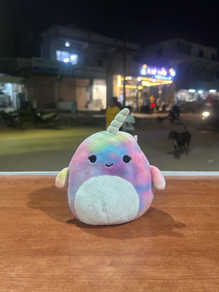 Navina the Narwhal Squishmallow 8" pre owned clean